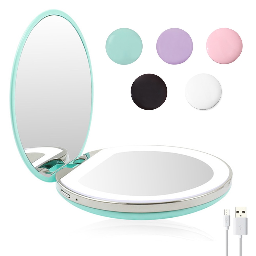 Travel Makeup Mirror with LED Light Travel Makeup Mirror with LED Light