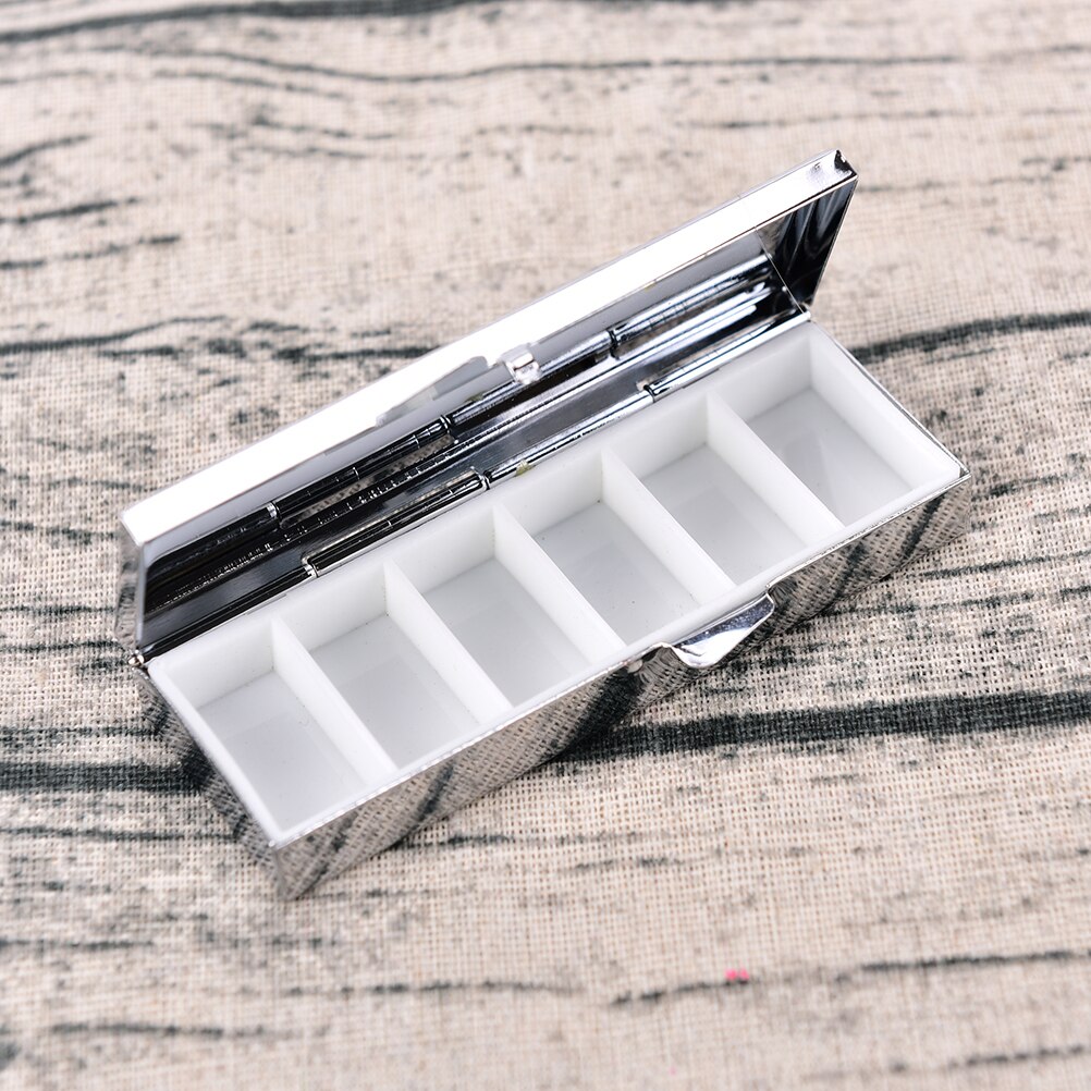 Travel Metal Pill Box Container Travel Metal Pill Box Container