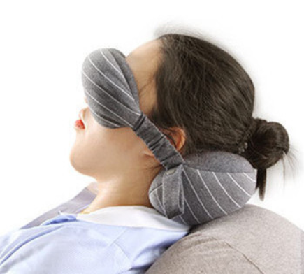 Travel Neck Pillow with Eye Mask 2-in-1 Travel Neck Pillow with Eye Mask 2-in-1