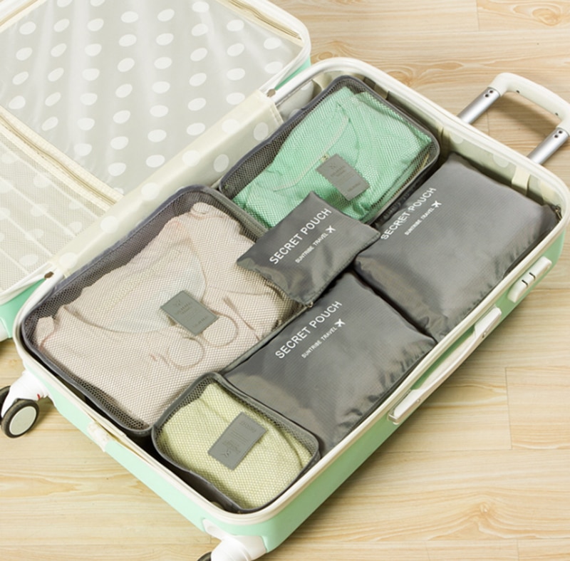 Travel Packing Cubes Luggage Organizer (6 pieces) Travel Packing Cubes Luggage Organizer (6 pieces)