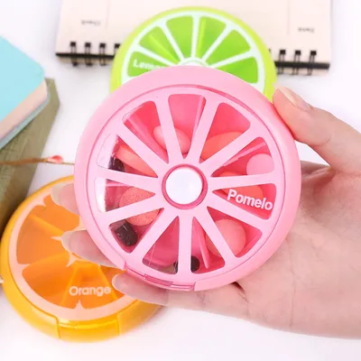 Travel Pill Container Weekly Medicine Dispenser Travel Pill Container Weekly Medicine Dispenser