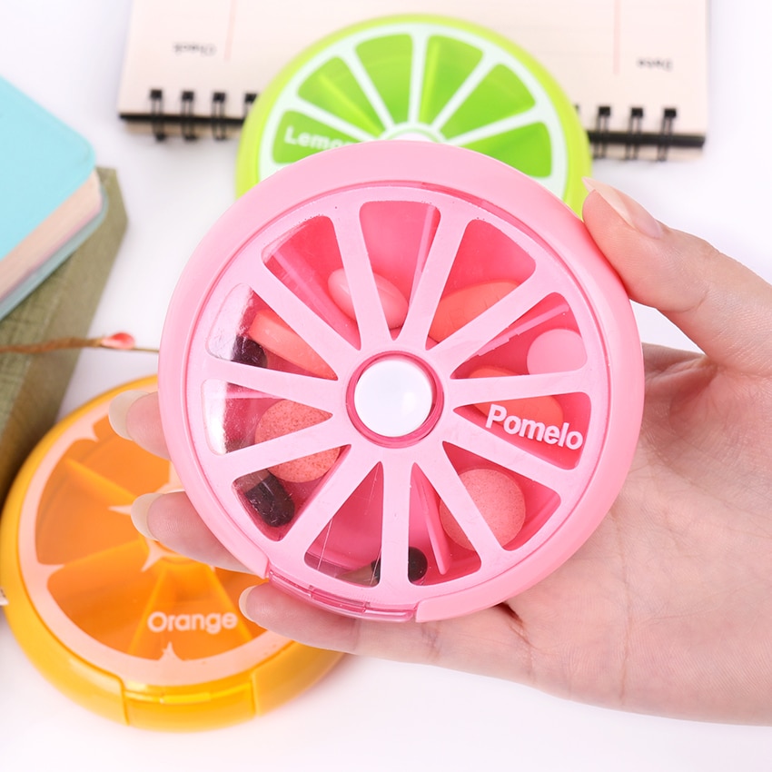 Travel Pill Container Weekly Medicine Dispenser Travel Pill Container Weekly Medicine Dispenser