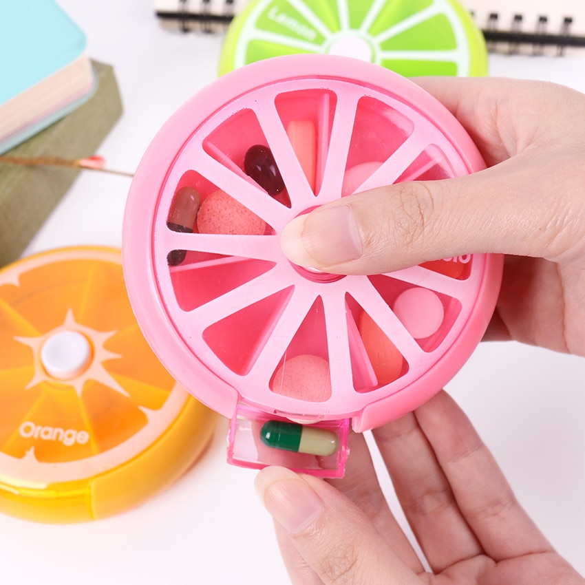 Travel Pill Container Weekly Medicine Dispenser Travel Pill Container Weekly Medicine Dispenser
