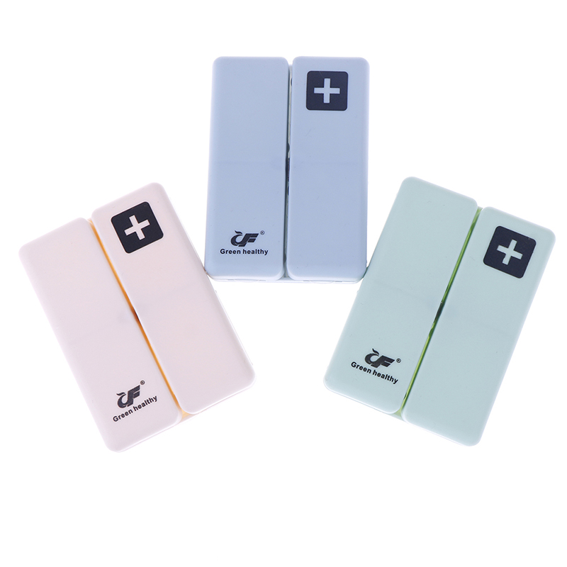 Travel Pill Organizer 7-Grid Container
