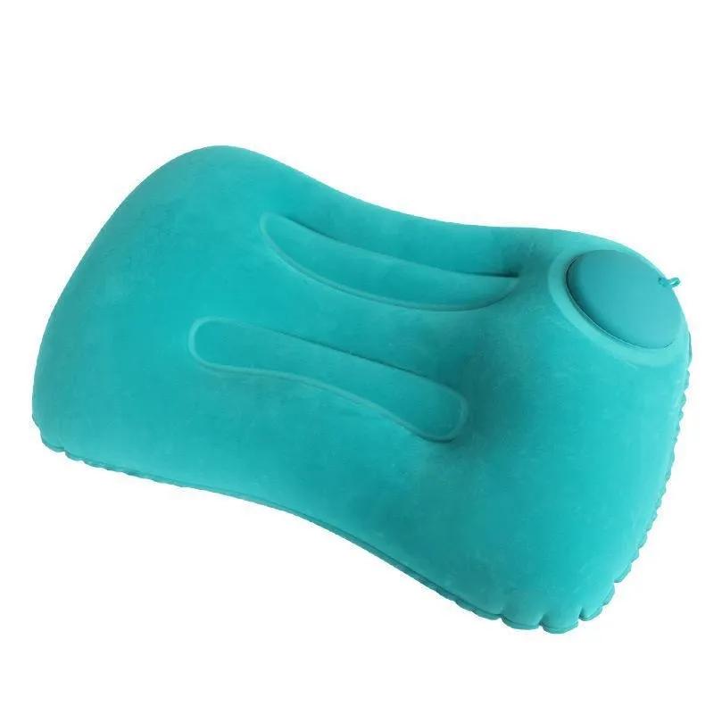 Travel Pillow Air Inflatable Airplane Car Pillows Pillow Folding Press Type Bed Pillows Neck Cushion Home Office