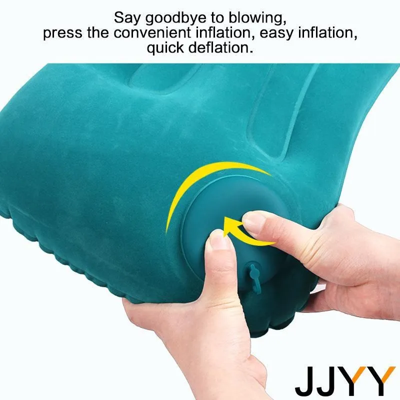 Travel Pillow Air Inflatable Airplane Car Pillows Pillow Folding Press Type Bed Pillows Neck Cushion Home Office Travel Pillow Air Inflatable Airplane Car Pillows Pillow Folding Press Type Bed Pillows Neck Cushion Home Office