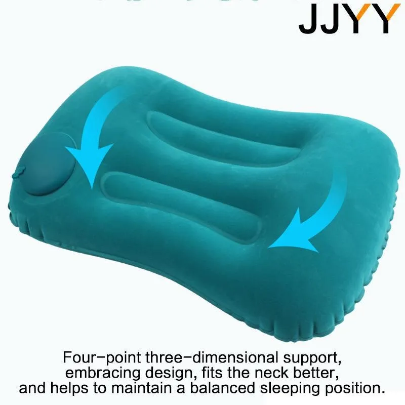 Travel Pillow Air Inflatable Airplane Car Pillows Pillow Folding Press Type Bed Pillows Neck Cushion Home Office Travel Pillow Air Inflatable Airplane Car Pillows Pillow Folding Press Type Bed Pillows Neck Cushion Home Office