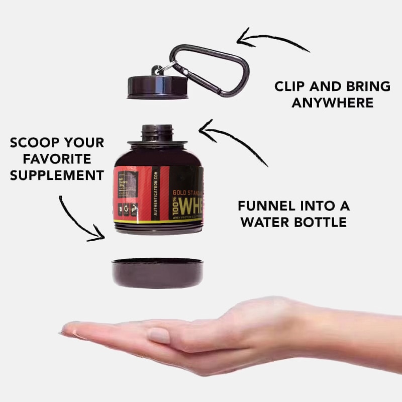 Travel Protein Powder Container Travel Protein Powder Container