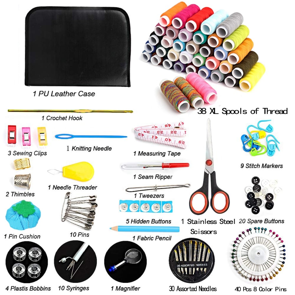 Travel Sewing Kit DIY Set (183pcs)