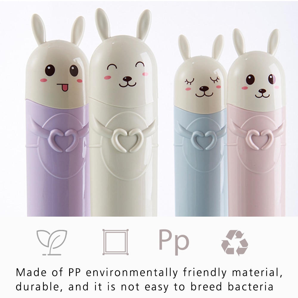 Travel Toothbrush Holder Rabbit Design Travel Toothbrush Holder Rabbit Design