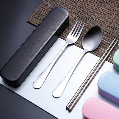 Traveling Cutlery Set with Case