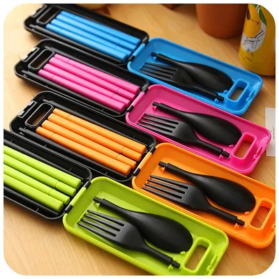 Traveling Utensils Folding Cutlery Set Traveling Utensils Folding Cutlery Set
