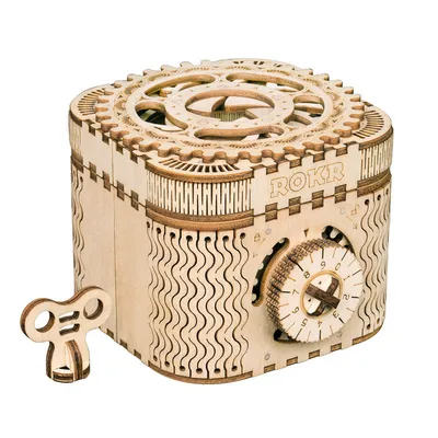 Treasure Box 3D Wooden Puzzle