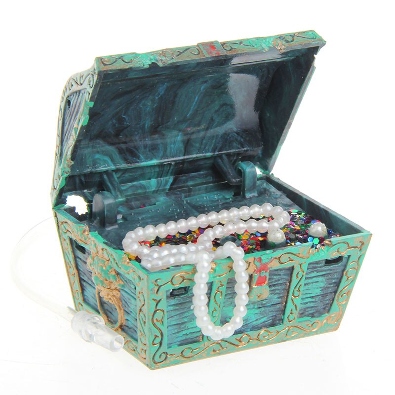 Treasure Chest Fish Tank Aerating Decor