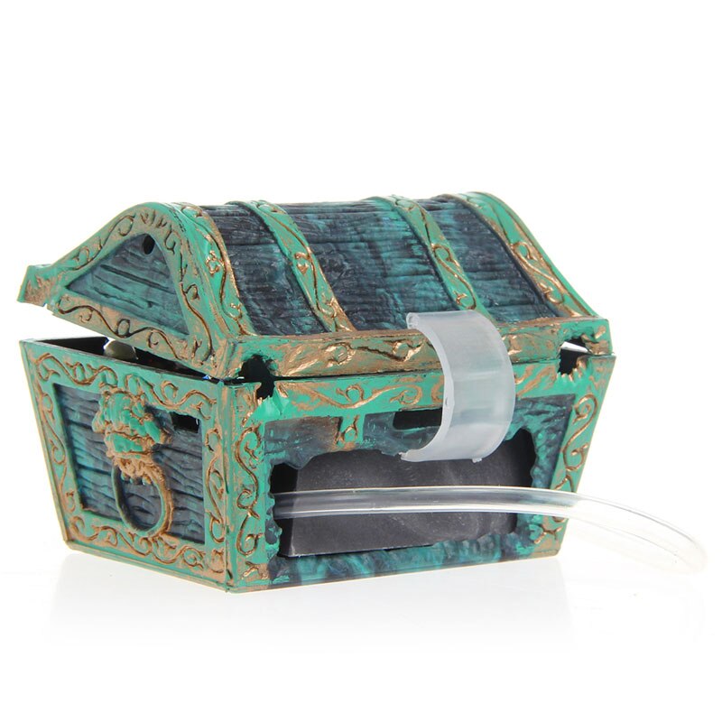 Treasure Chest Fish Tank Aerating Decor