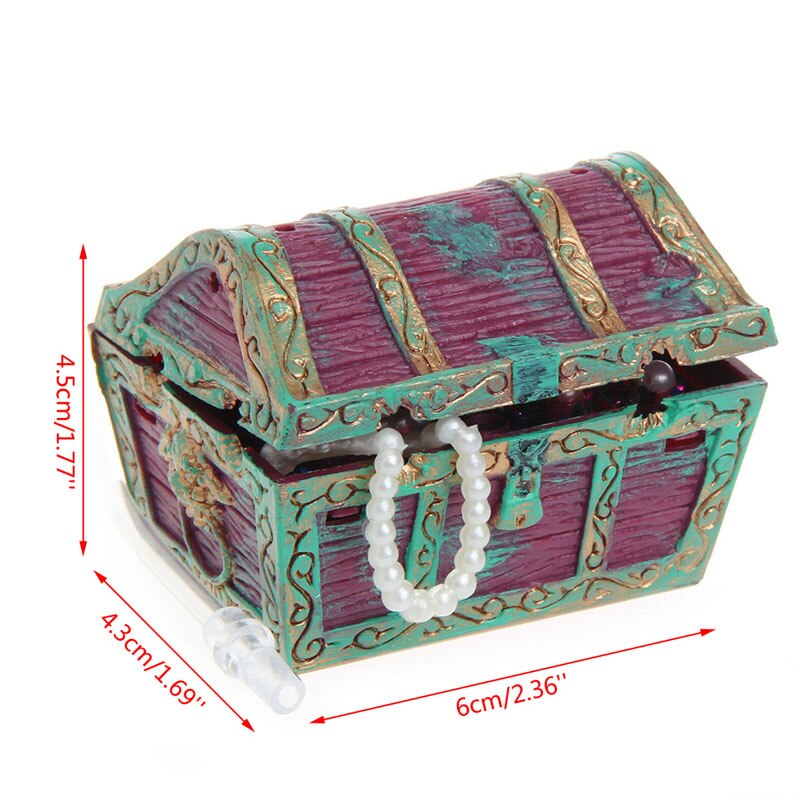 Treasure Chest Fish Tank Aerating Decor