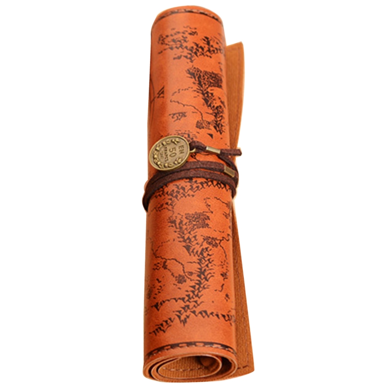 Treasure Map Design Roll Pencil Case Treasure Map Design Roll Pencil Case