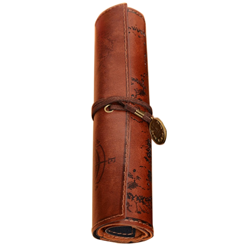 Treasure Map Design Roll Pencil Case Treasure Map Design Roll Pencil Case
