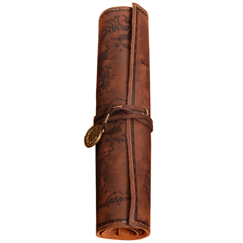 Treasure Map Design Roll Pencil Case Treasure Map Design Roll Pencil Case