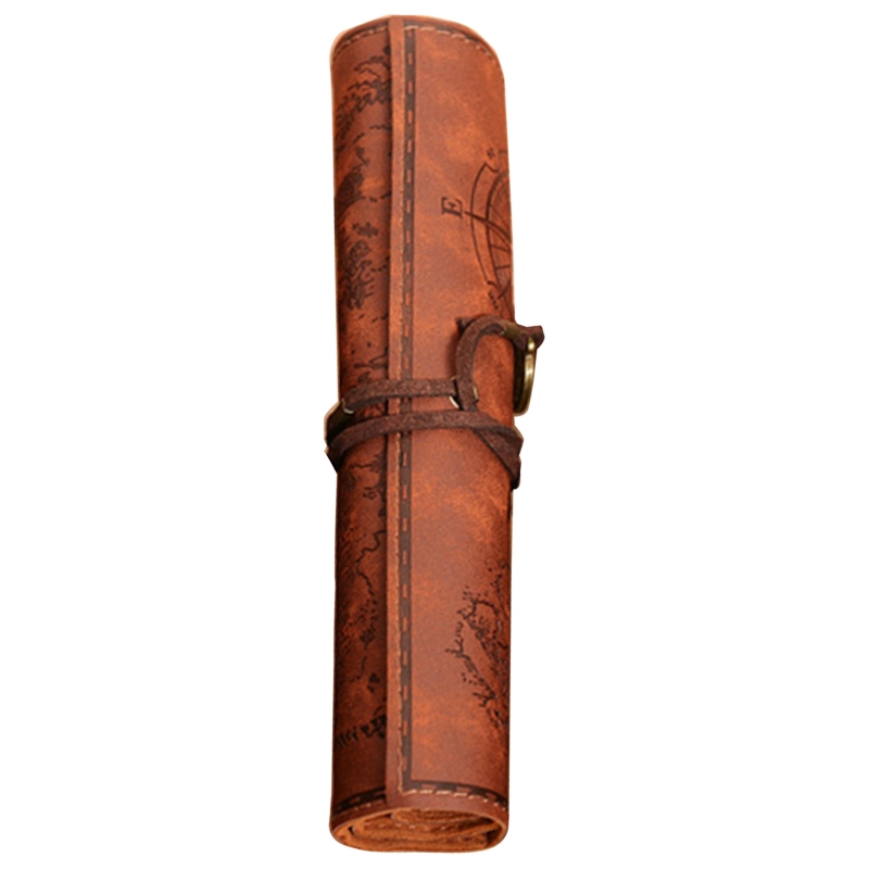 Treasure Map Design Roll Pencil Case Treasure Map Design Roll Pencil Case