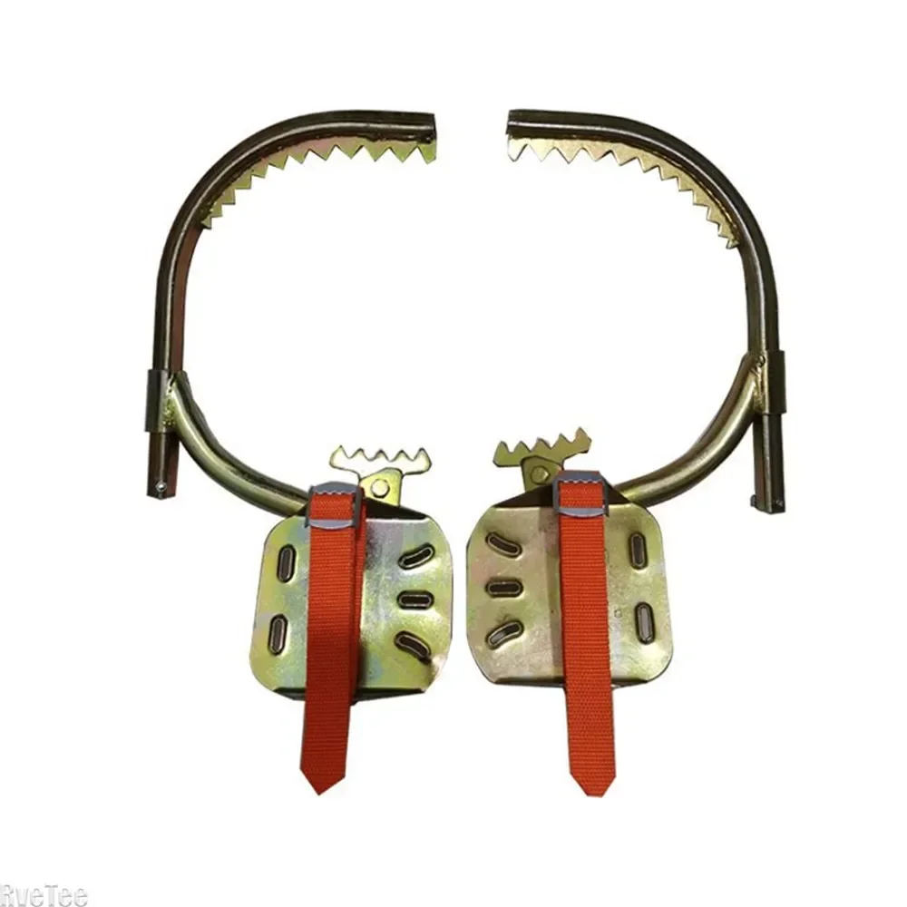 Tree Climbing Electrician Wooden Pole Foot Buckle Iron Shoe Tree Climbing Tool Cable Electric Pole Climbing Pole Foot