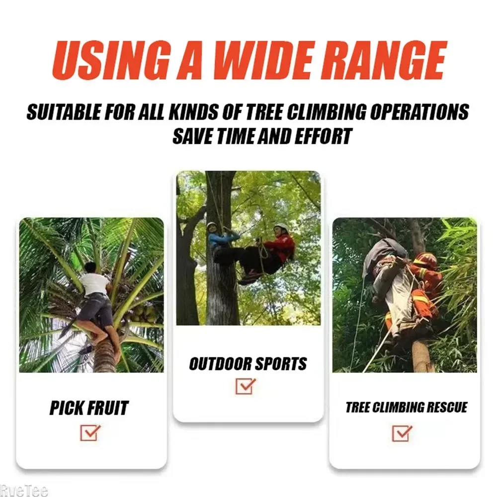 Tree Climbing Tool Pole Climbing Spikes For Hunting Shoes Tree Steel Climbing Simple Picking Observation Fruit Tool Tree Climbing Tool Pole Climbing Spikes For Hunting Shoes Tree Steel Climbing Simple Picking Observation Fruit Tool