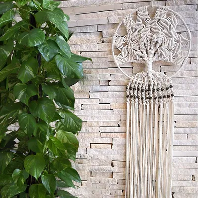 Tree of Life Macrame Dream Catcher Tree of Life Macrame Dream Catcher