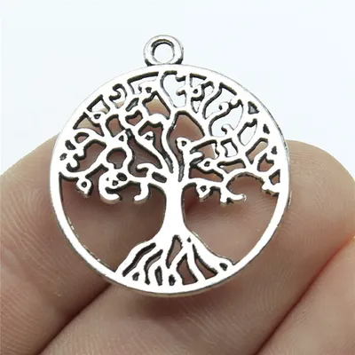 Tree of Life Pendants Necklace Bracelet Charm (10 pcs) Tree of Life Pendants Necklace Bracelet Charm (10 pcs)