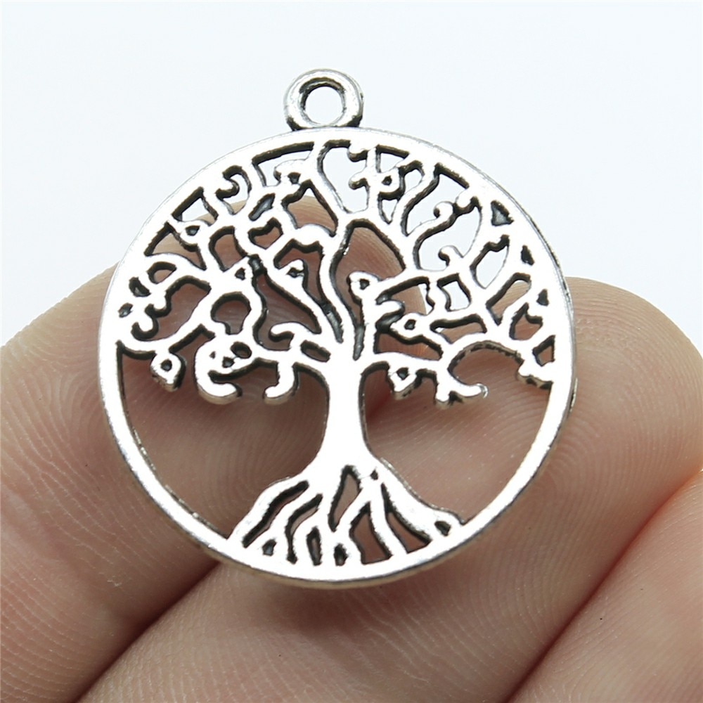 Tree of Life Pendants Necklace Bracelet Charm (10 pcs) Tree of Life Pendants Necklace Bracelet Charm (10 pcs)