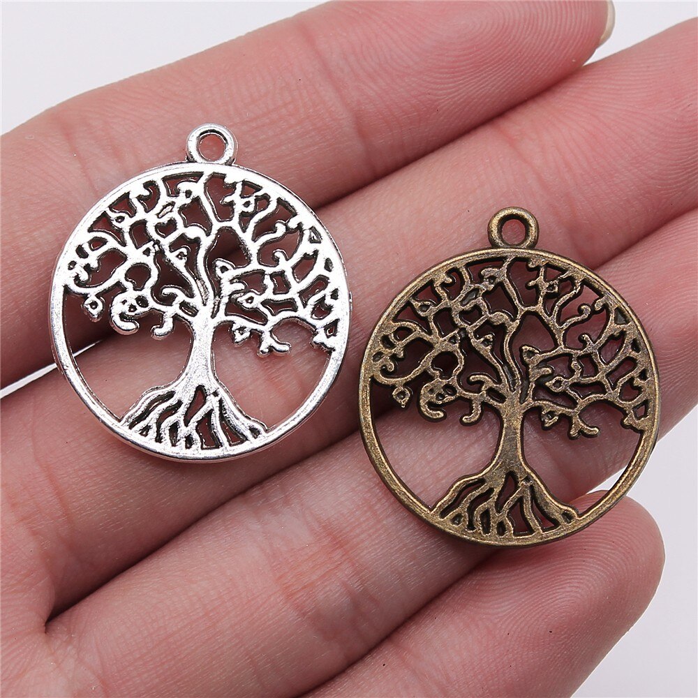 Tree of Life Pendants Necklace Bracelet Charm (10 pcs) Tree of Life Pendants Necklace Bracelet Charm (10 pcs)