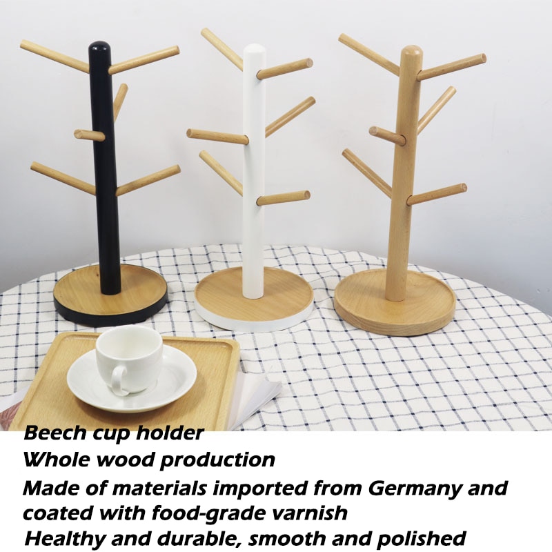 Tree Shaped Wooden Mug Stand Tree Shaped Wooden Mug Stand
