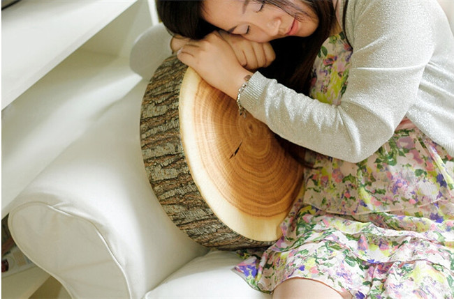 Tree Stump Cushion Pillow