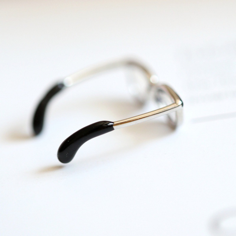 Trendy Cute Glasses Ring Multiple Minimalist Adjustable Ring Bohemian Finger Ring Jewelry Accessories for Woman Girls