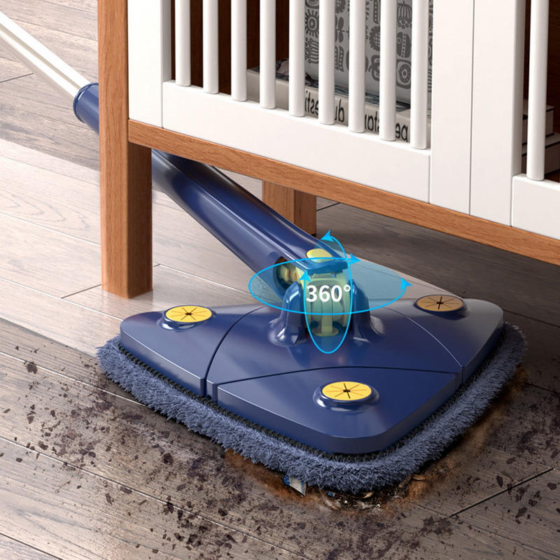Triangle 360 Cleaning Mop Telescopic Household Ceiling Cleaning Brush Tool Self Draining To Clean Tiles and Walls Triangle 360 Cleaning Mop Telescopic Household Ceiling Cleaning Brush Tool Self Draining To Clean Tiles and Walls
