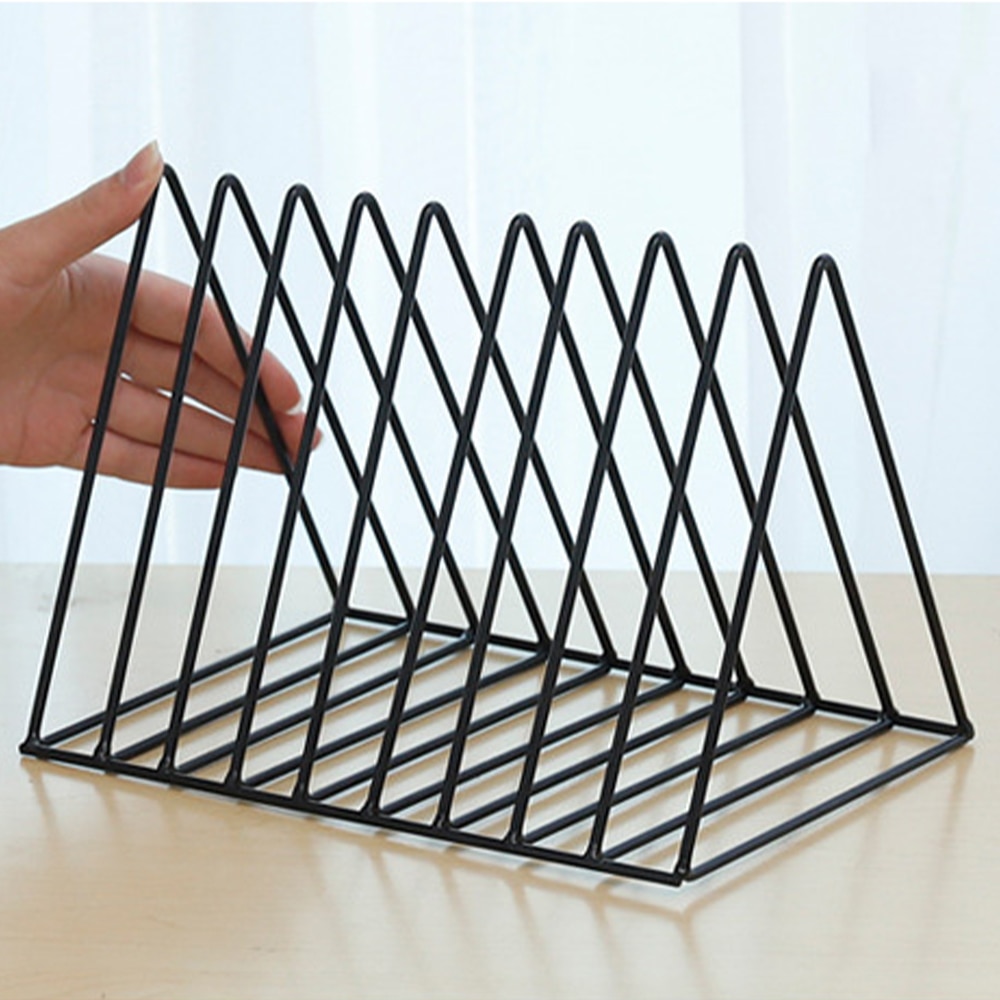 Triangle Metal Vinyl Record Rack Triangle Metal Vinyl Record Rack