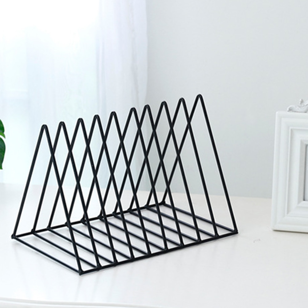 Triangle Metal Vinyl Record Rack Triangle Metal Vinyl Record Rack