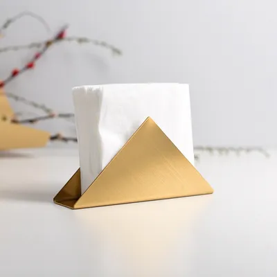 Triangle Stainless Steel Napkin Holder