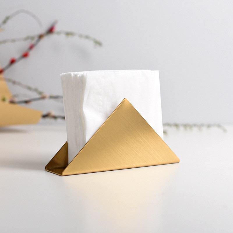 Triangle Stainless Steel Napkin Holder