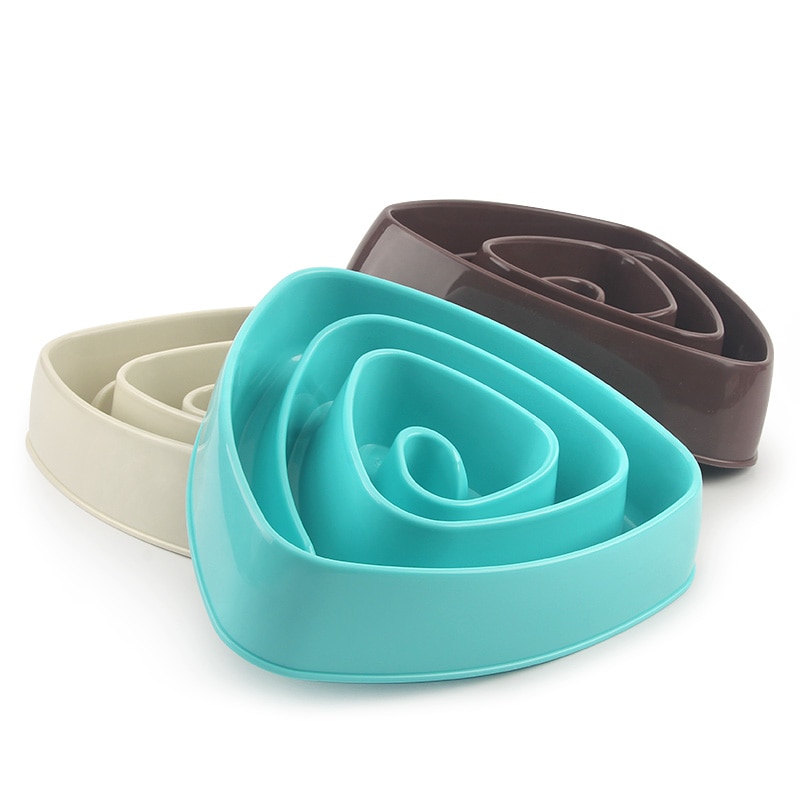 Triangular Dog Slow Feeding Bowl