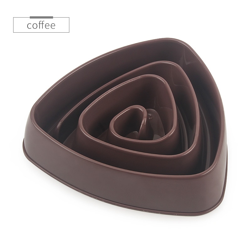 Triangular Dog Slow Feeding Bowl