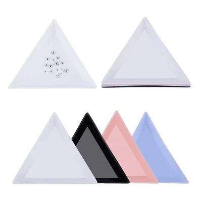 Triangular Plastic Bead Trays (10Pcs)