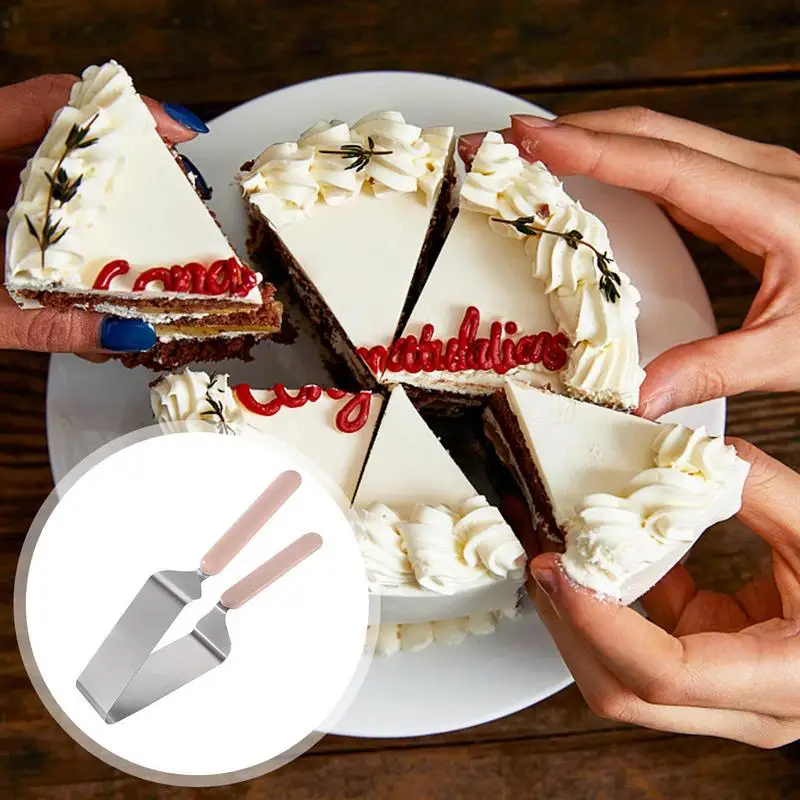 Triangular Stainless Steel Cake Slicer Dessert Shop Cutter Fudge Dessert Slicing Processing Easy To Clean Birthday Triangular Stainless Steel Cake Slicer Dessert Shop Cutter Fudge Dessert Slicing Processing Easy To Clean Birthday