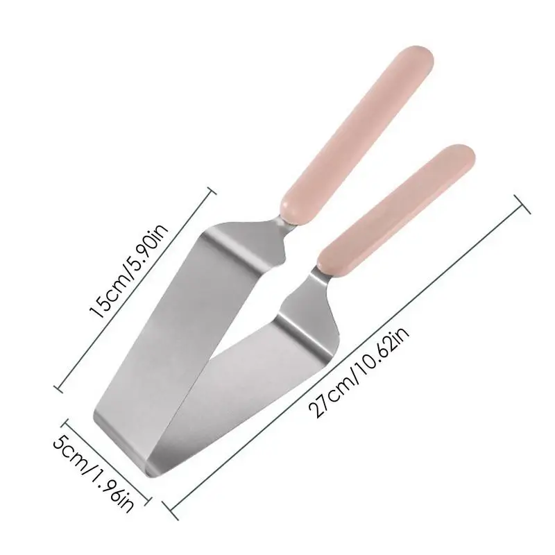 Triangular Stainless Steel Cake Slicer Dessert Shop Cutter Fudge Dessert Slicing Processing Easy To Clean Birthday Triangular Stainless Steel Cake Slicer Dessert Shop Cutter Fudge Dessert Slicing Processing Easy To Clean Birthday