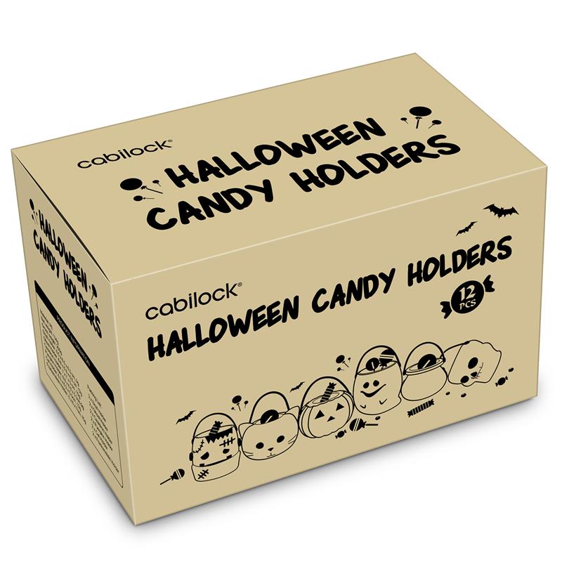 Trick or Treat Halloween Candy Buckets (12Pcs) Trick or Treat Halloween Candy Buckets (12Pcs)