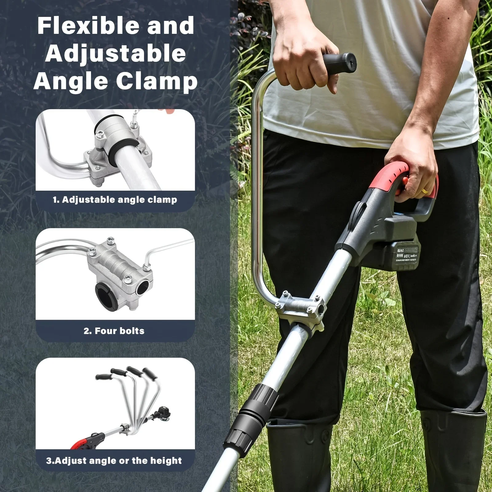 Trimmer Handle – Ergonomic Trimmer Grip Weeder Trimmer Handle Lawn Trimmer Handle for Lawn Care Trimmer Handle for Weed