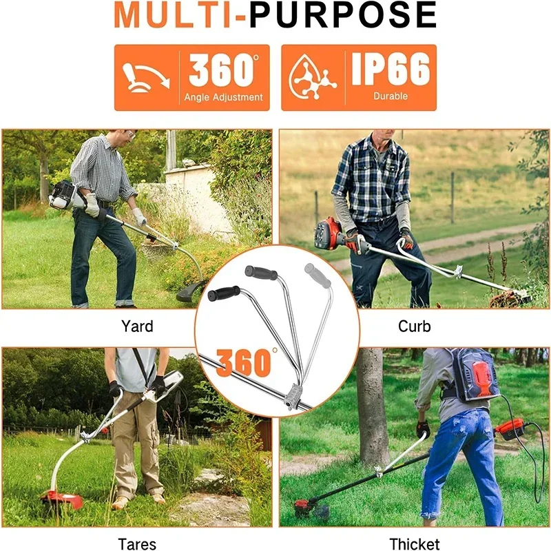 Trimmer Handle – Ergonomic Trimmer Grip Weeder Trimmer Handle Lawn Trimmer Handle for Lawn Care Trimmer Handle for Weed