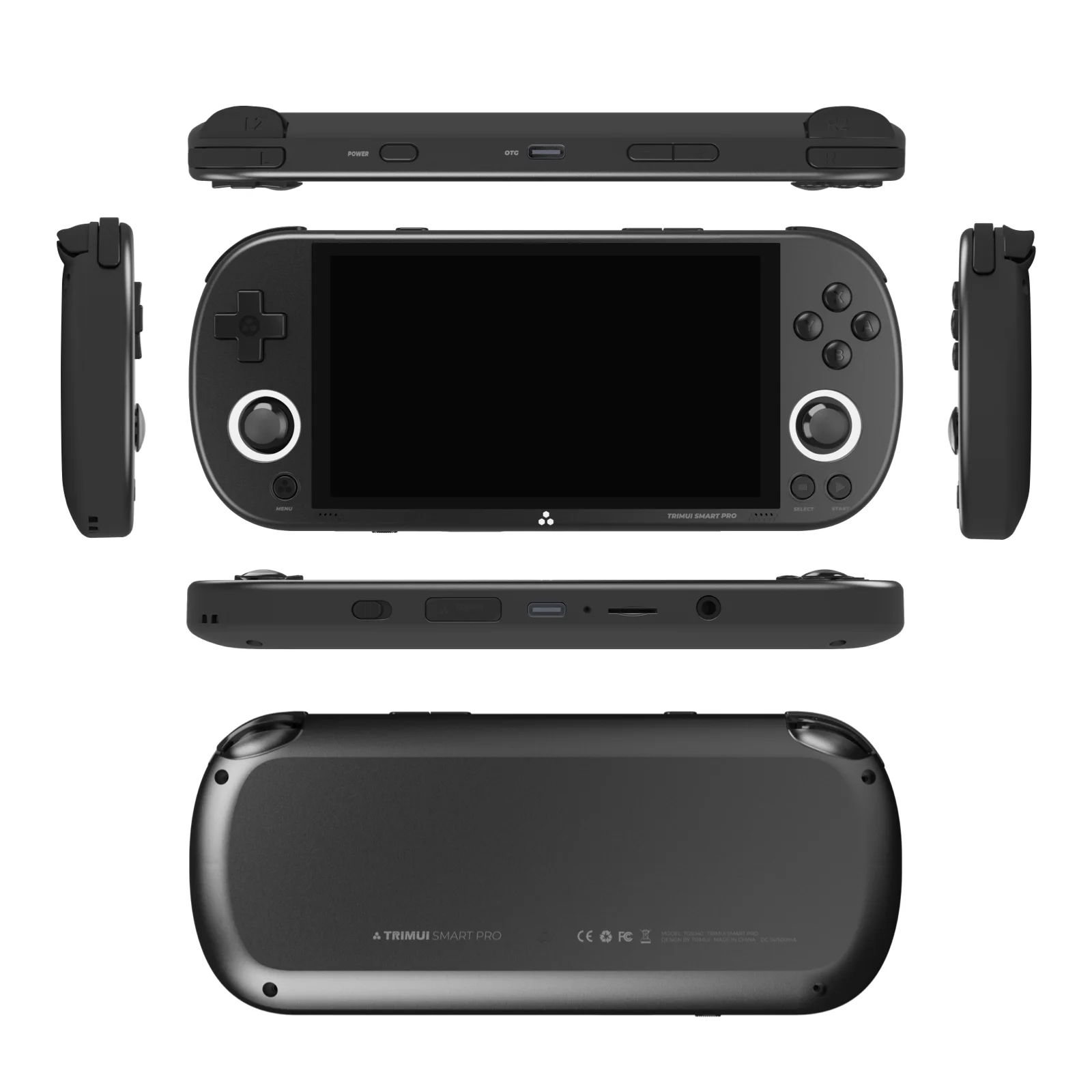 Trimui Smart Pro Handheld Game Console 4.96” IPS Screen Linux System Joystick RGB Lighting Smartpro Retro Video Game