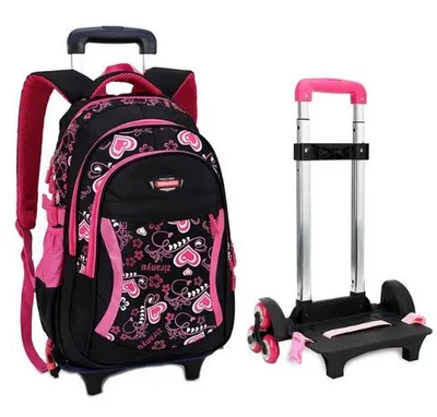 Trolley School Bags Detachable Kids Bag Trolley School Bags Detachable Kids Bag