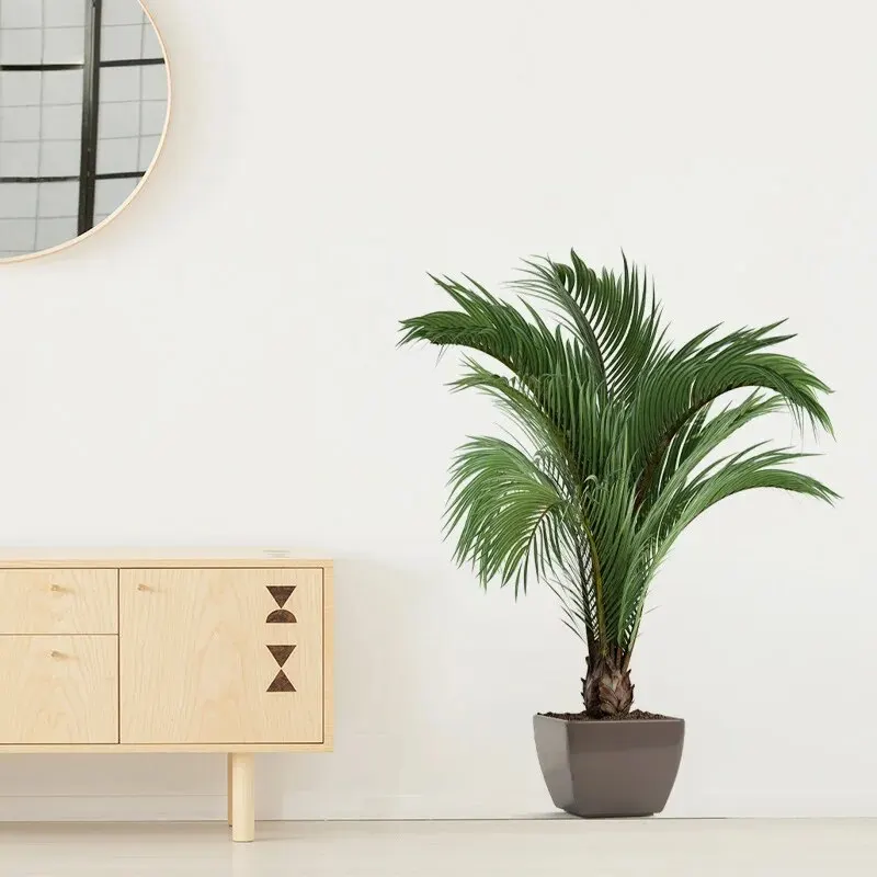 Tropical Green Plant Leaf Self-adhesive Wall Decor Sticker For Living Room Vast Vinyl Vestibule Home Decoration Decal