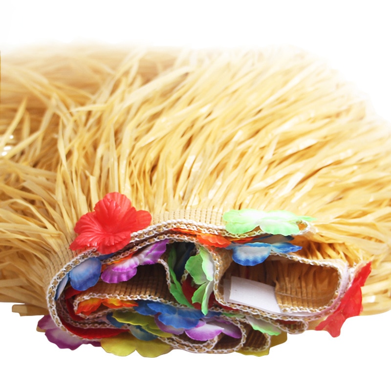 Tropical Hawaiian Grass Table Skirt